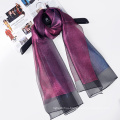 Fashion scarf 2017 best-selling women long double-deck silk blend scarf shawl glitter hijab